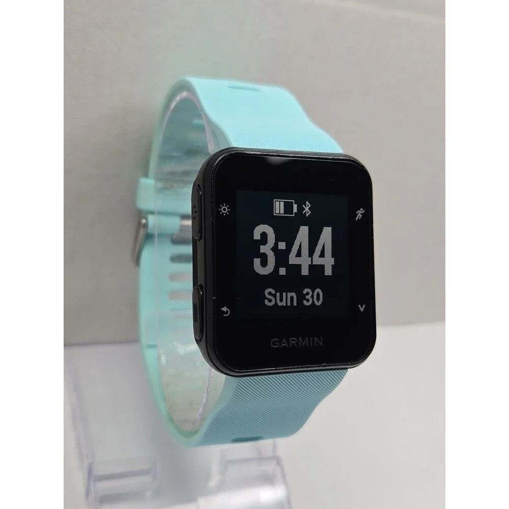 Garmin Forerunner 35 GPS Running Watch HRM Black Blue Bluetooth With Charger